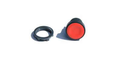 BOUTON POUSSOIR ROUGE ZB5 AA4